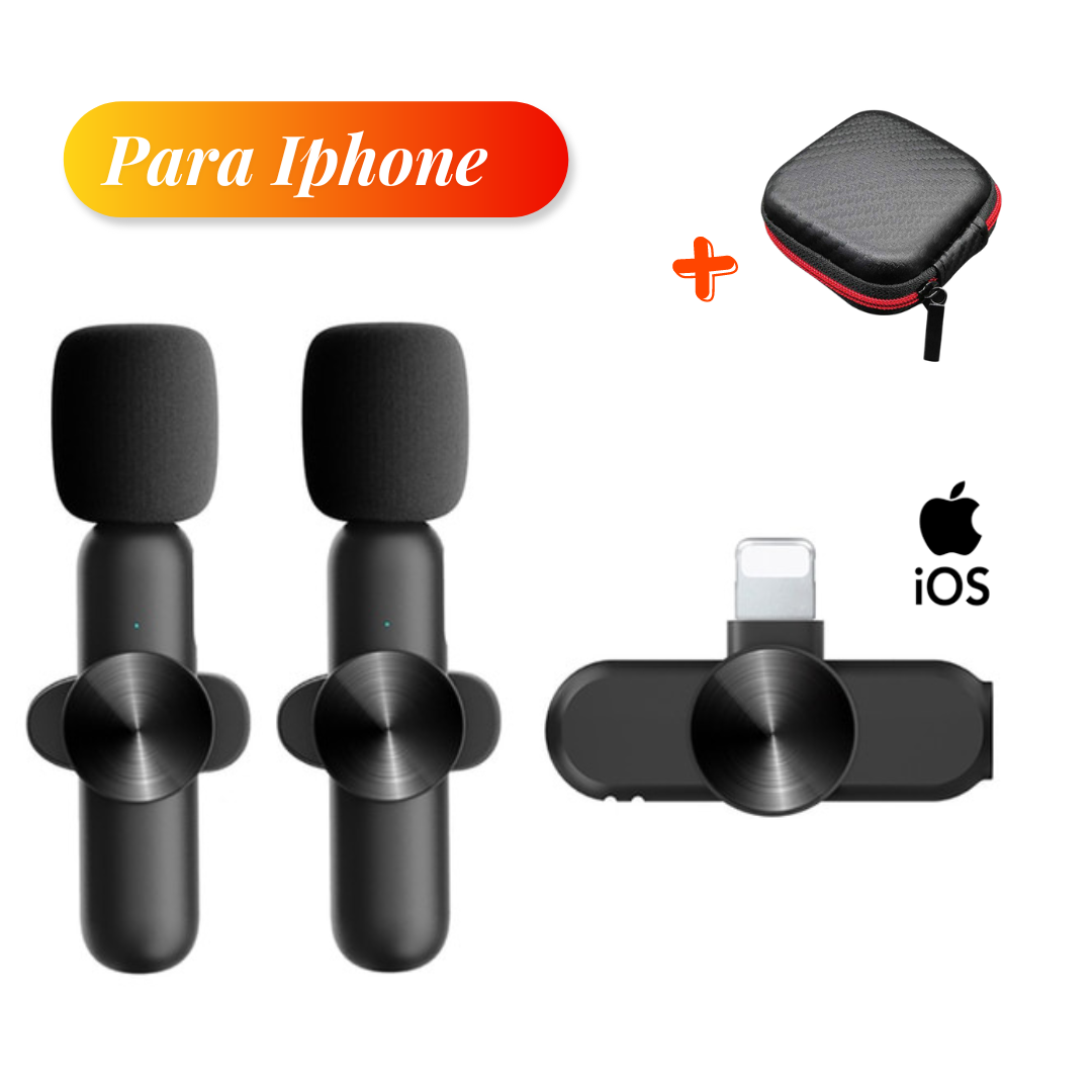Microfone de Lapela Wireless One-Audio