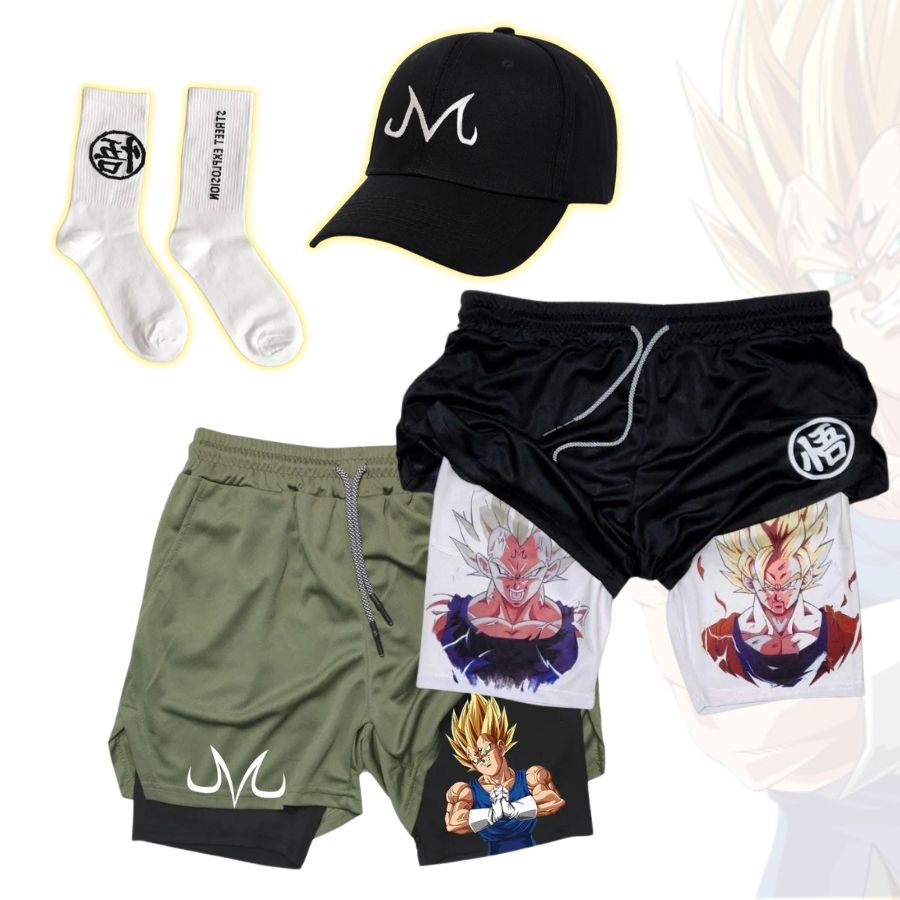 Shorts de desempenho Dragon Ball - Promoção imperdível