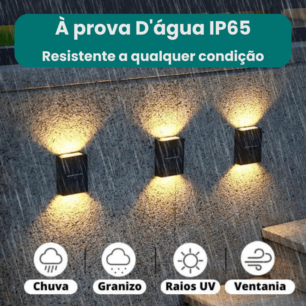 Kit Luminárias LED Recarregáveis com Luz Solar - SunsetLux