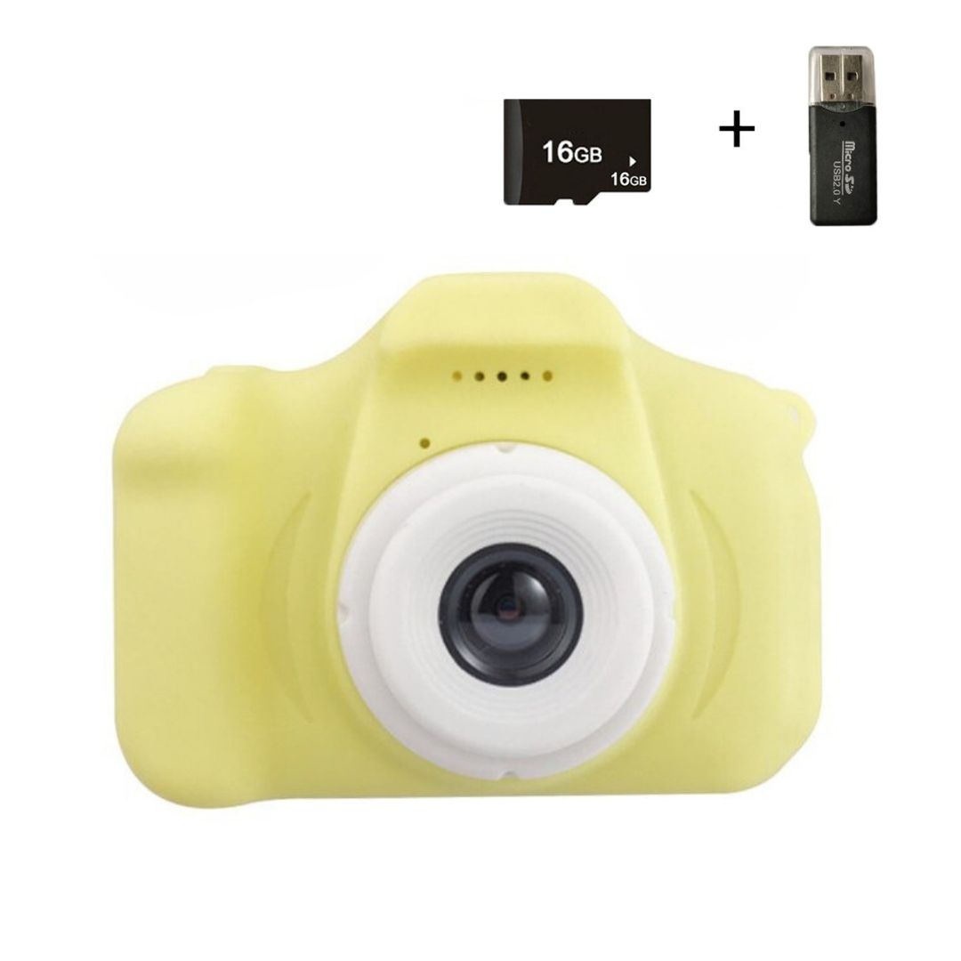 Mini Câmera Digital Infantil HD Recarregável + SD card 16GB de brinde