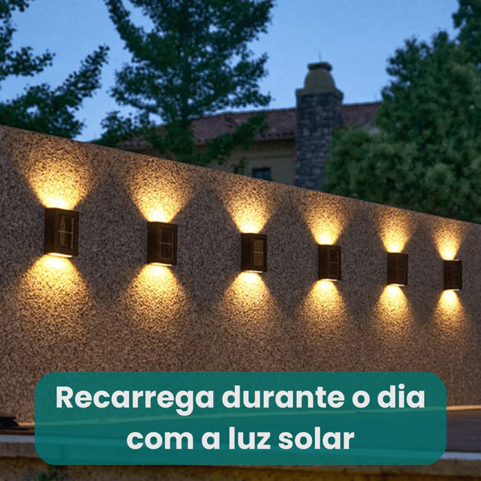 Kit Luminárias LED Recarregáveis com Luz Solar - SunsetLux