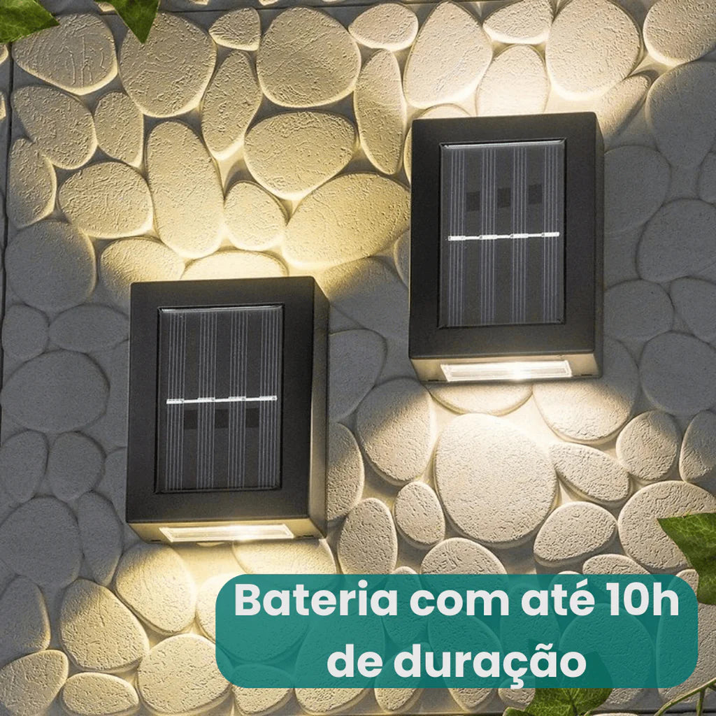 Kit Luminárias LED Recarregáveis com Luz Solar - SunsetLux