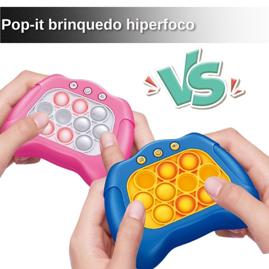 Brinquedo Pop-it Montessori - Hiperfoco adultos e crianças