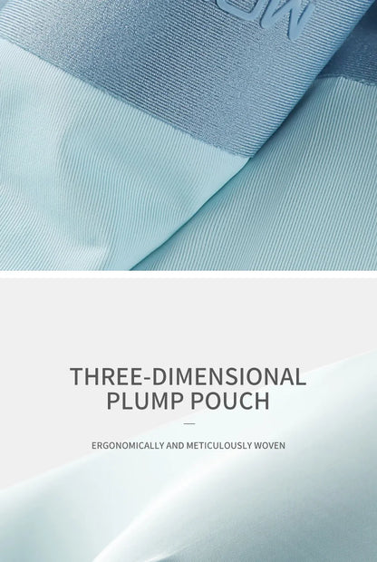 MIIOW 3Pcs Ice Silk Man Underwear Boxer Metal Fiber Antistatic Men Underpants Seamless Cut Hem Men's Panties Boxers Shorts Trunk