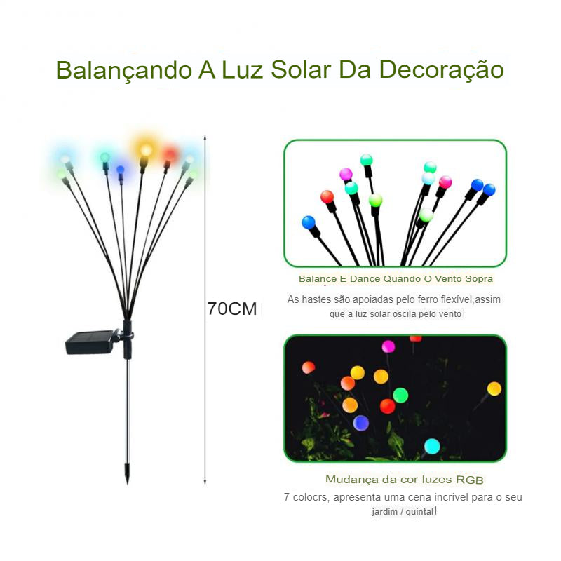 LED Vagalumes dançarinos - Energia Solar