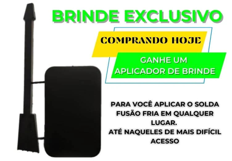 Solda FusãoFria™ Industrial Super Resistente + BRINDE EXCLUSIVO