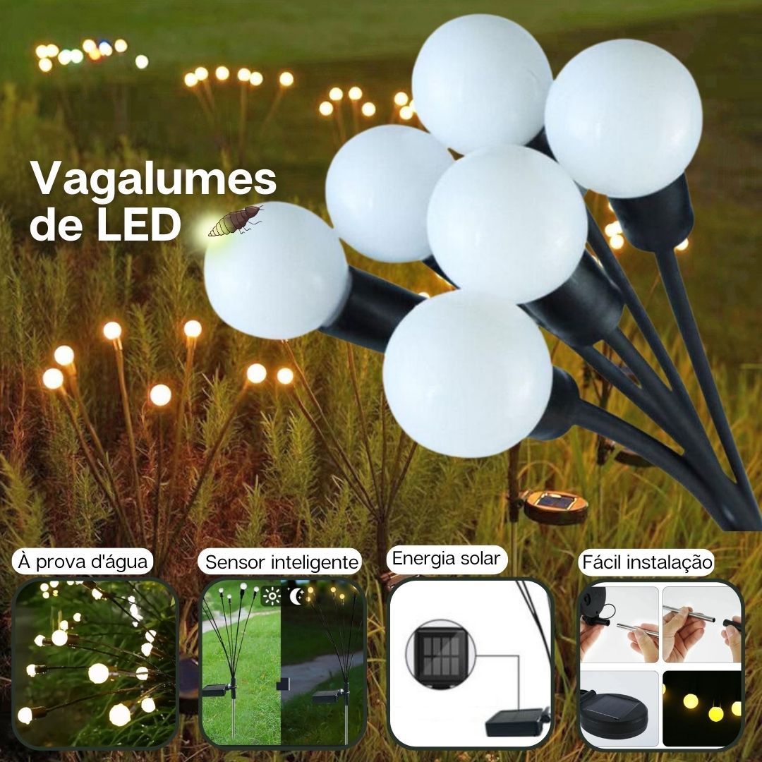 LED Vagalumes dançarinos - Energia Solar