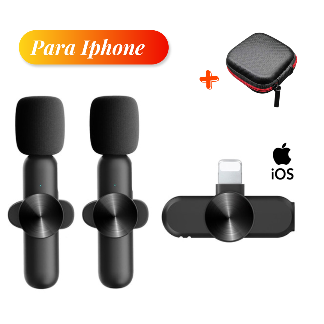 Microfone de Lapela Wireless  One-Audio